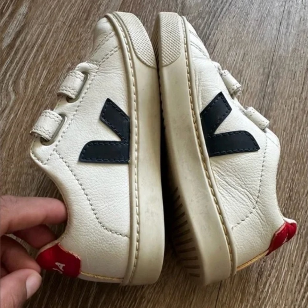 Veja Esplar kids leather sneakers size 10 Unisex